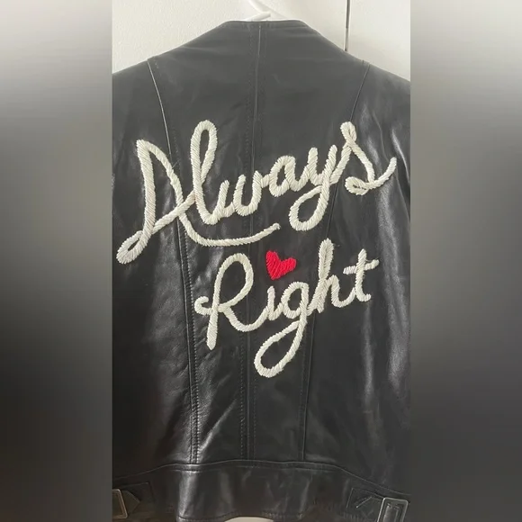 Alice & Olivia “Always Right” Leather Jacket - Picture 3 of 6